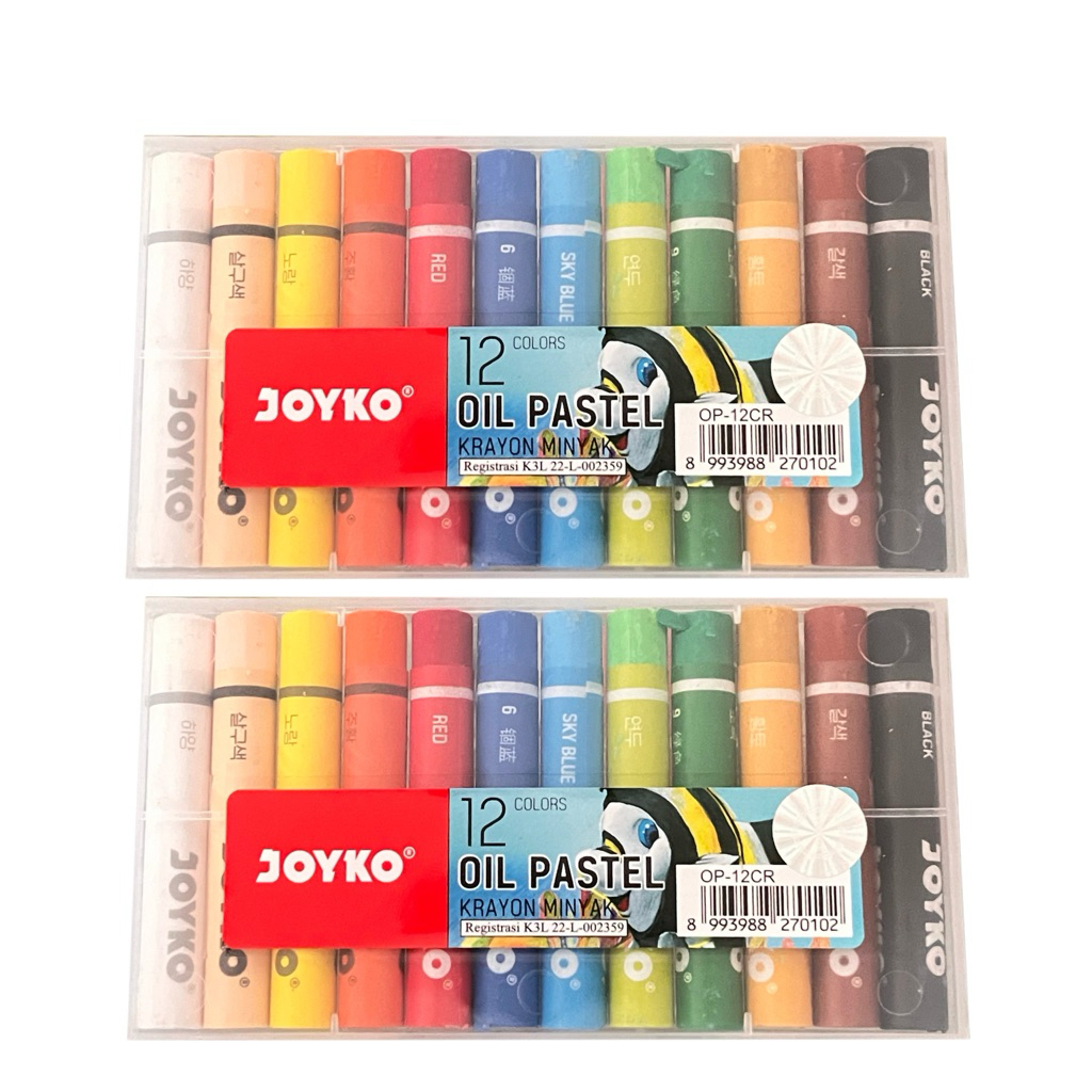 

Crayon Joyko 12 Warna OP-12CR | Crayon Non-Toxic untuk Anak | Warna Cerah Alat Mewarnai TK PAUD SD SMP SMA