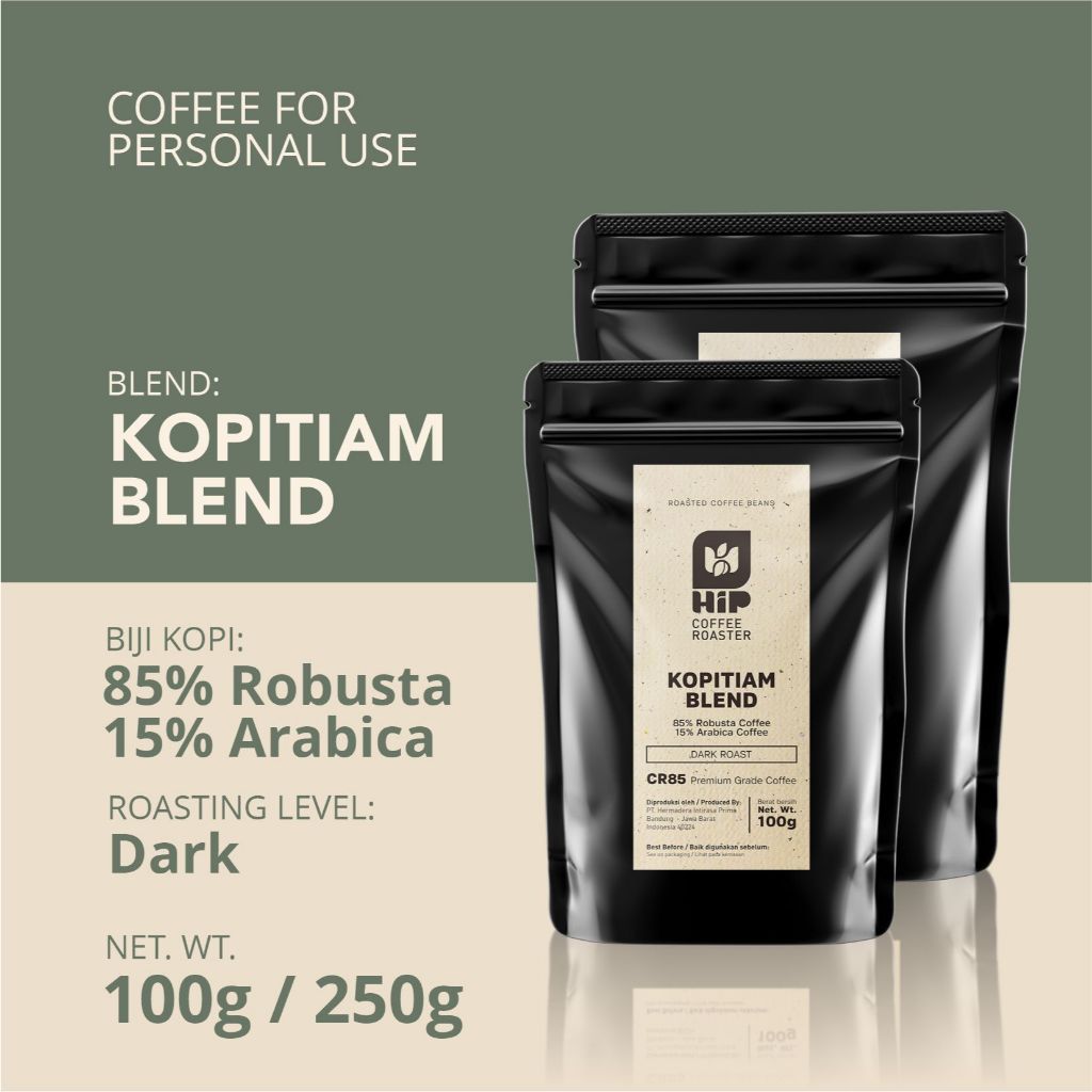 

Kopitiam Blend Roasted Beans Coffee 200gr