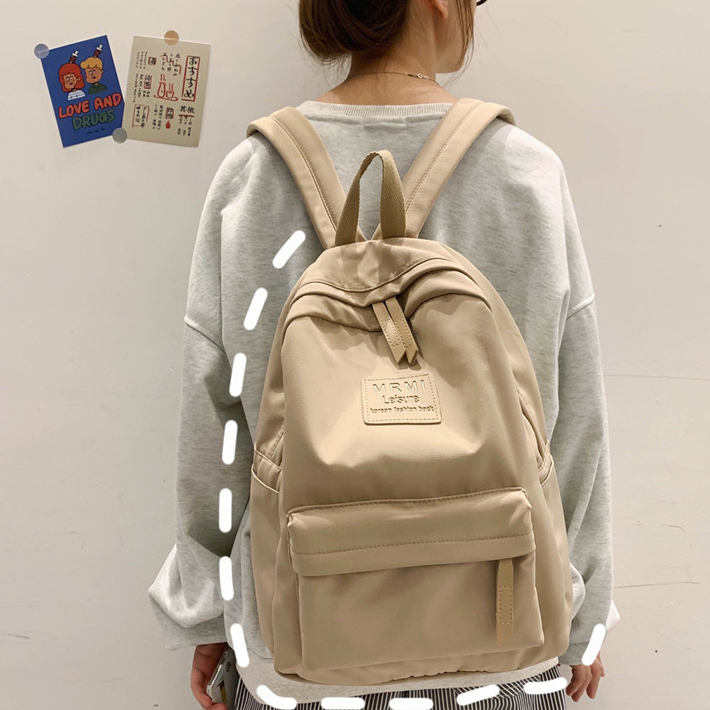 【Ready】COD Tas Ransel Wanita Tas Sekolah Anak Perempuan Perguruan Tinggi Ransel Wanita Mode Ransel T