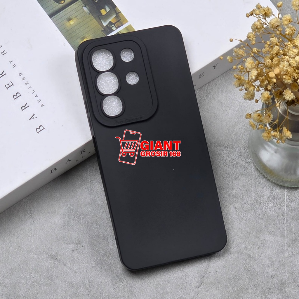 Softcase Vivo Y29 Case Macaron Pro Kamera Case Pro Black Vivo Y29
