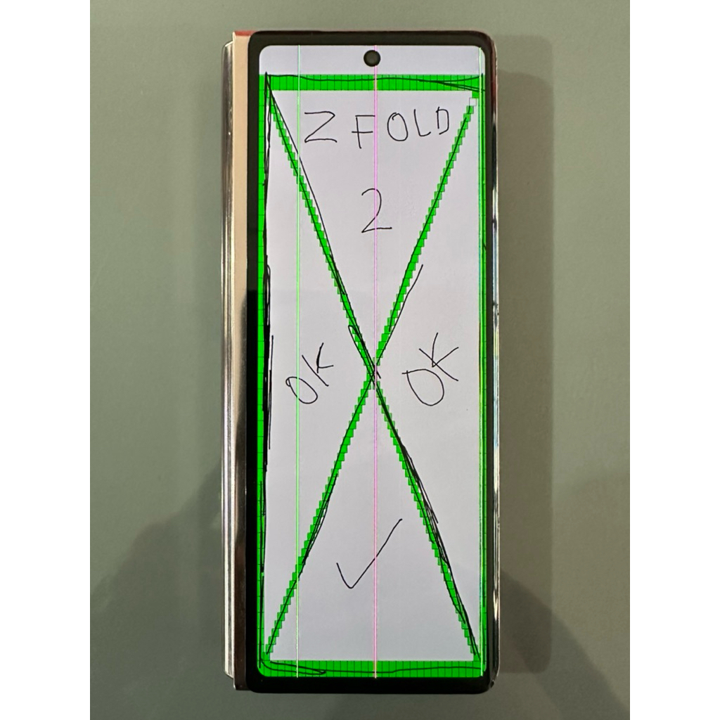 LCD SAMSUNG Z FOLD 2 LCD DEPAN FOLD 2 MINUS GARIS