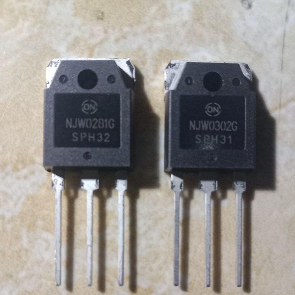Transistor Njw0281 Njw0302 original satu set