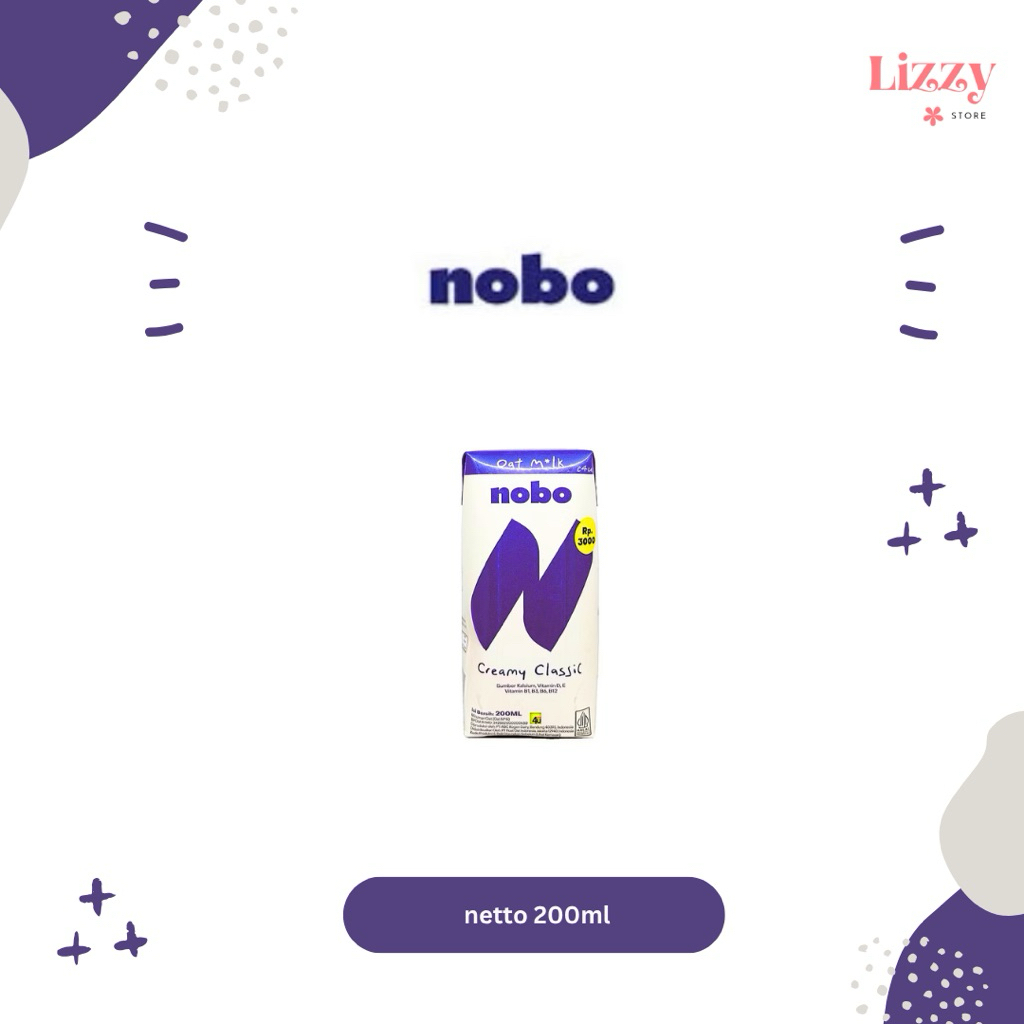 

Susu Nobo Oat Milk Creamy Classic 200ml