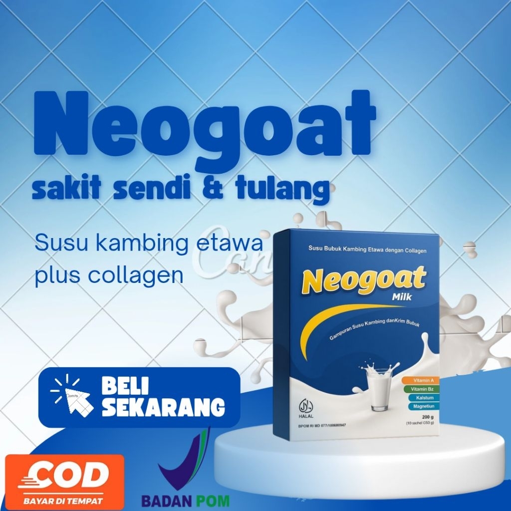 

Neogoat susu kambing etawa mengobati sendi tulang dan penyakit asma BPOM