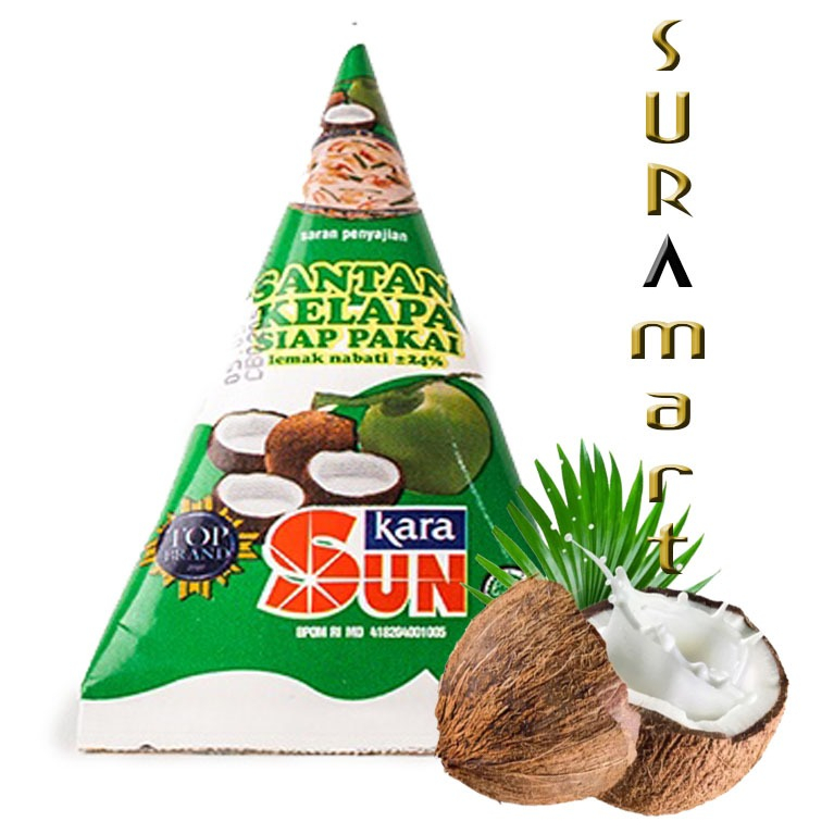 

(65 ml) SUN KARA SANTAN CAIR Kelapa (Coconut Cream) Kara Cair Air Santan Instant