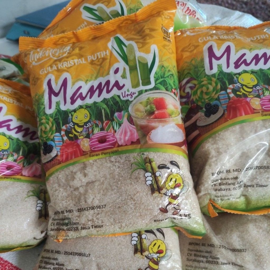 

gula kemasan MAMI 1KG