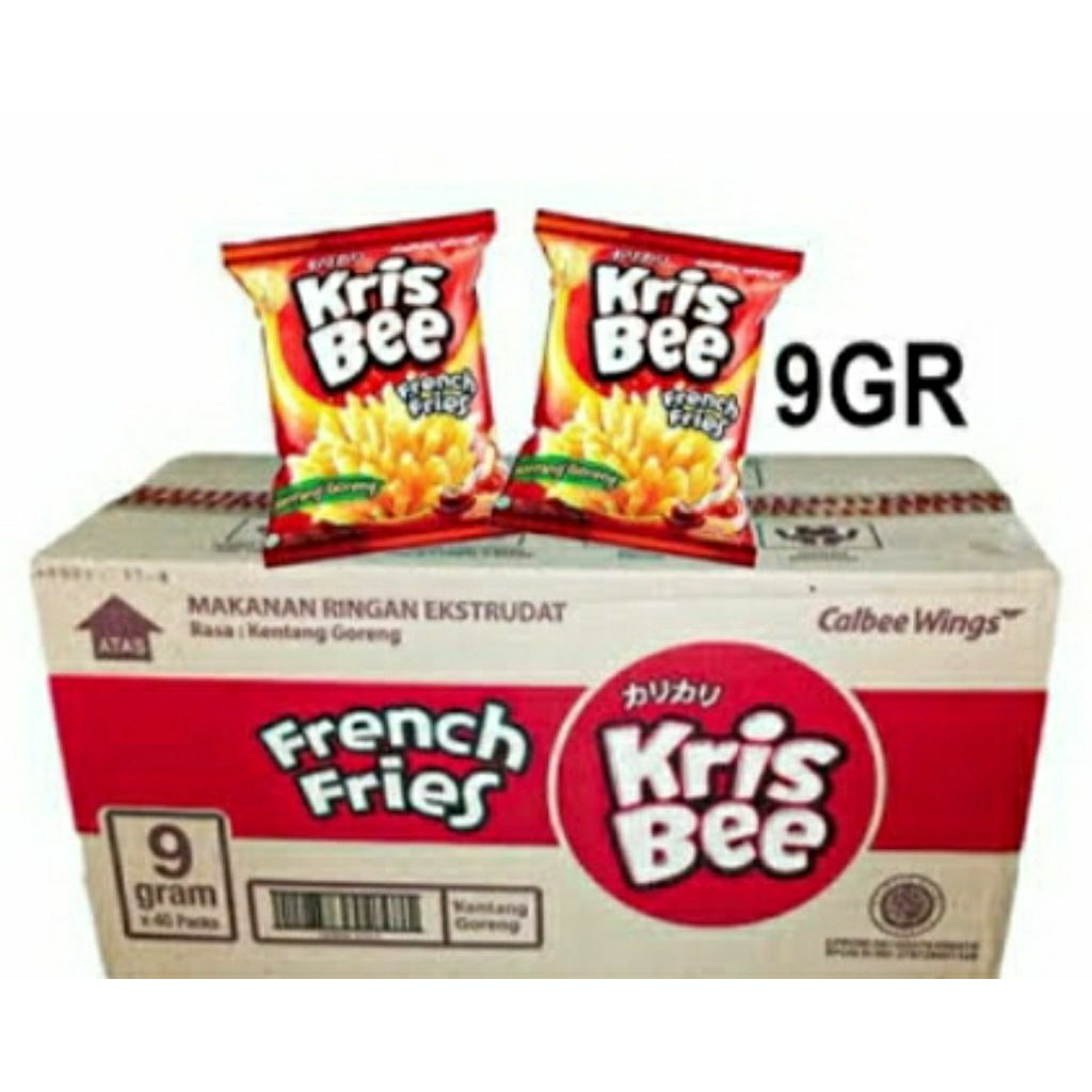 

Krisbee Fries Kentang 9gr Dus isi 4Rcg