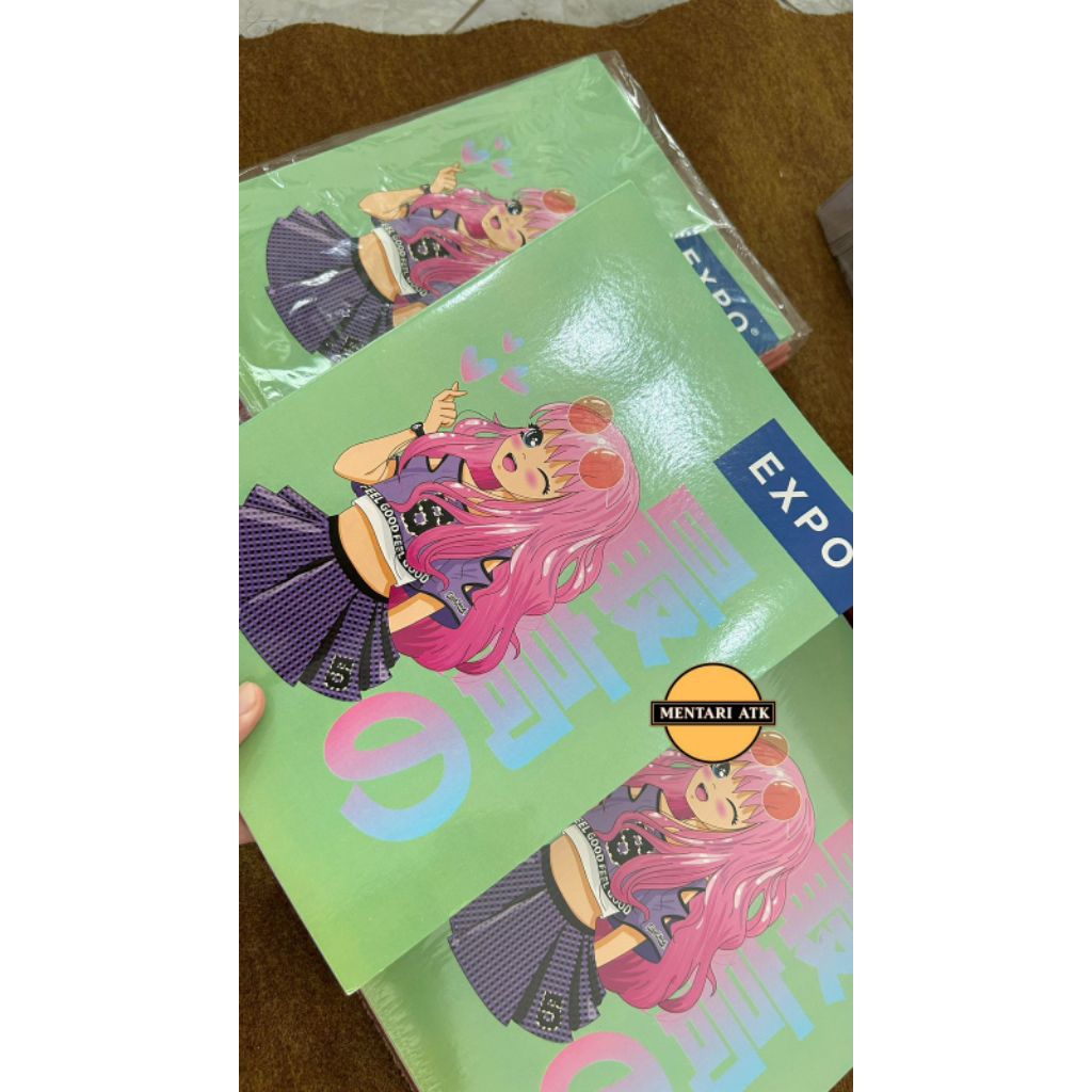 

Buku tulis Boxy EXPO 42lembar 1PAK isi 10pcs