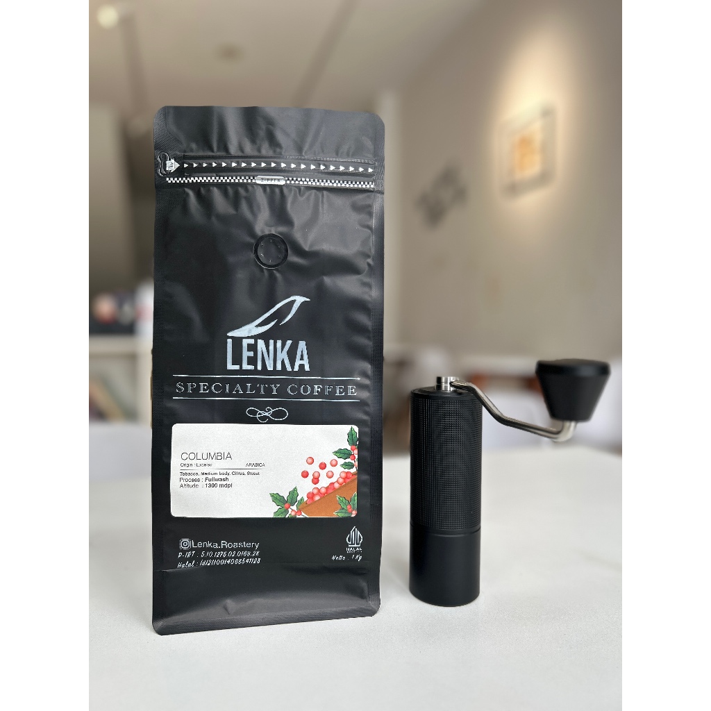 

Lenka Columbia excelso roasted coffee beans Kopi (100% arabica)
