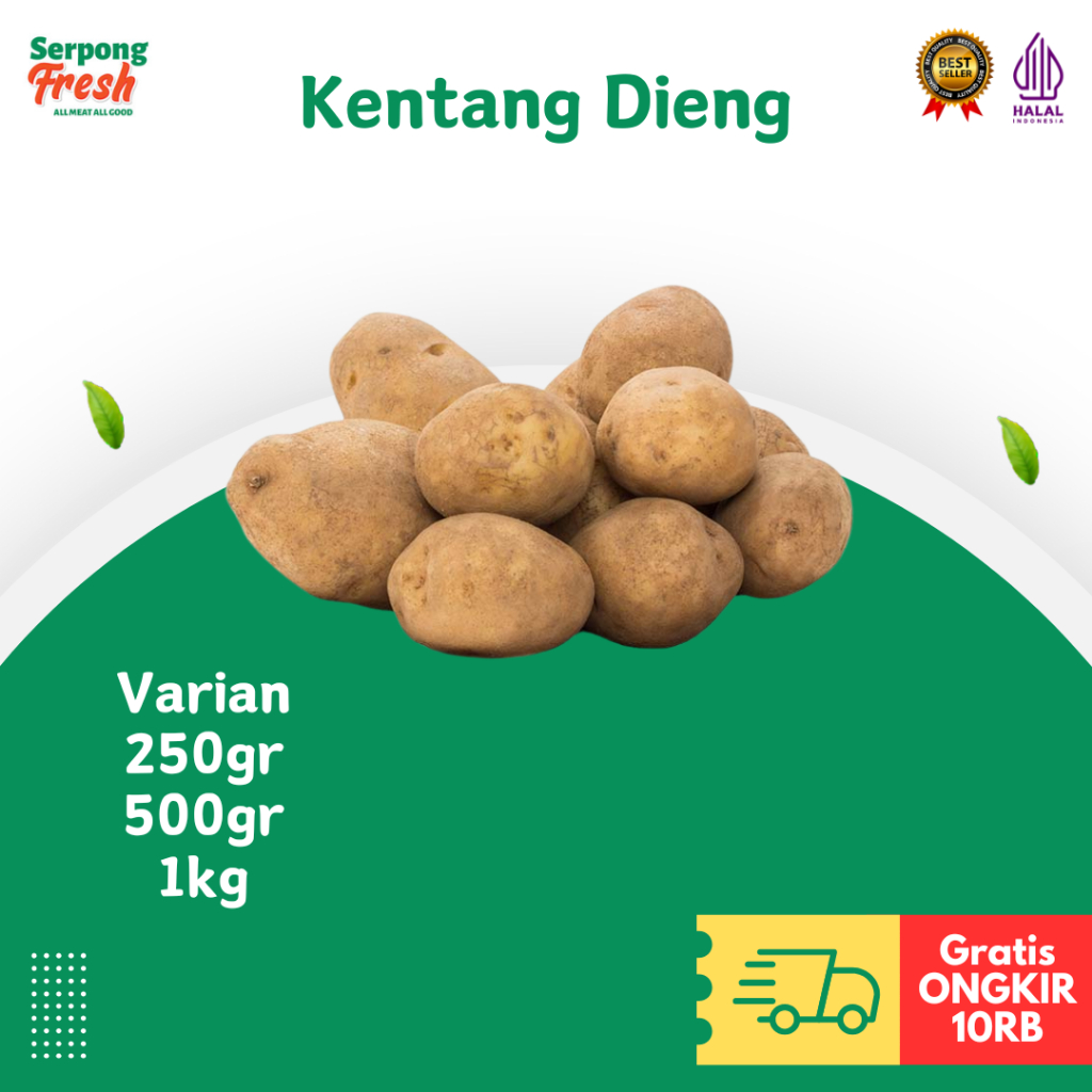 

Kentang Dieng Potato 250gr 500gr 1kg Besar