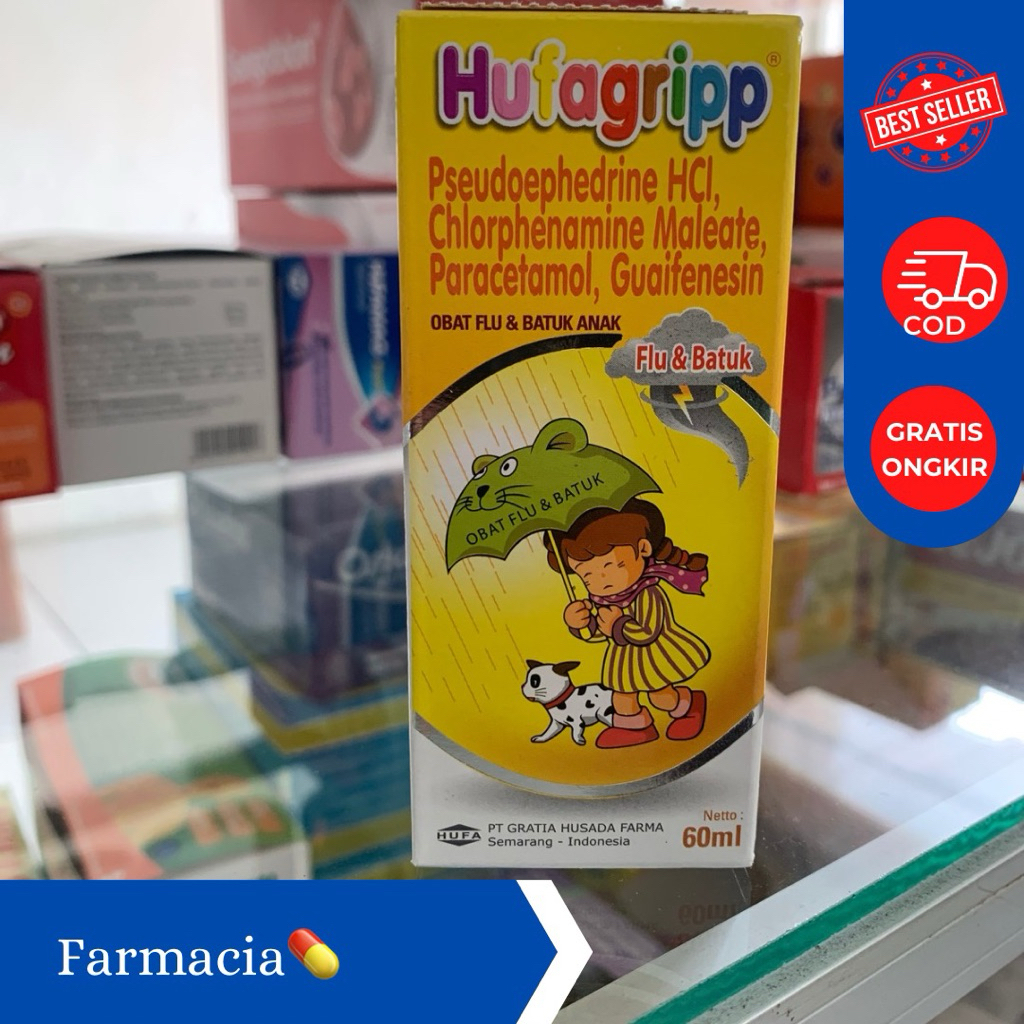 HUFAGRIP FLU BATUK SIRUP|HUFAGRIP KUNING SIRUP
