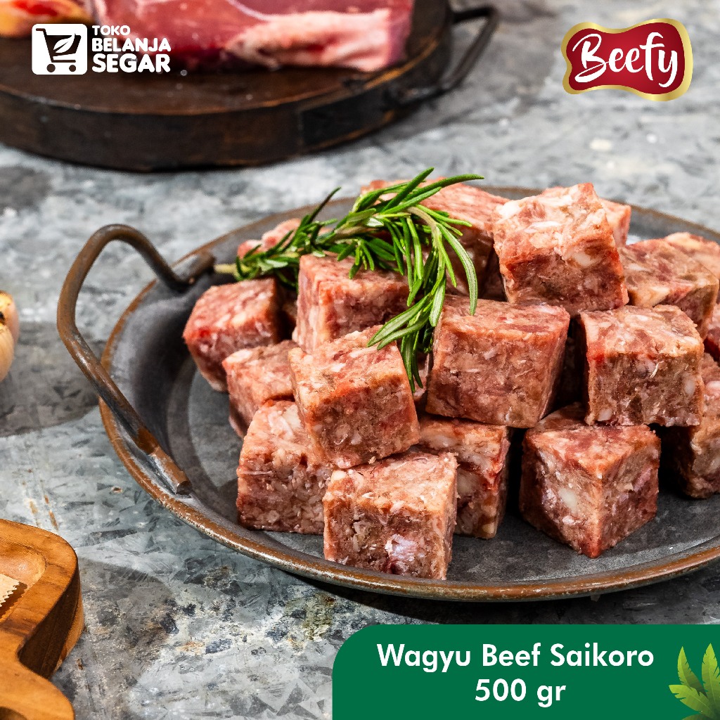 

Wagyu Beef Saikoro (500 gram) - Beefy