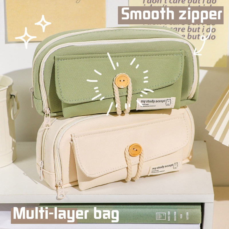 

Large Capacity Kawaii Pensil Kapasitas Besar Pensil Tas Kantong Dudukan Kotak untuk Anak Perempuan Kantor Siswa Alat Tulis Organizer Perlengkapan Sekolah