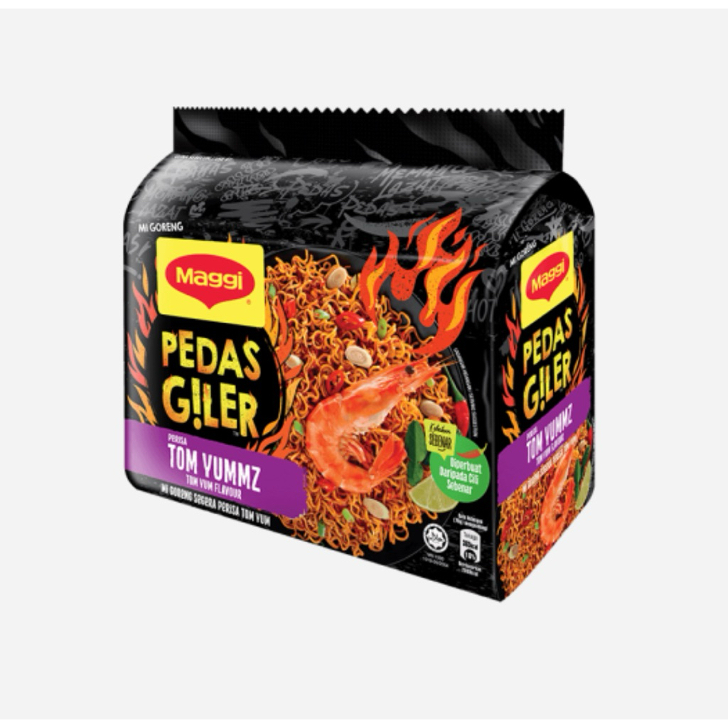 

Maggi Mie Pedas Giler Perisa Tom Yummz 76 Gr