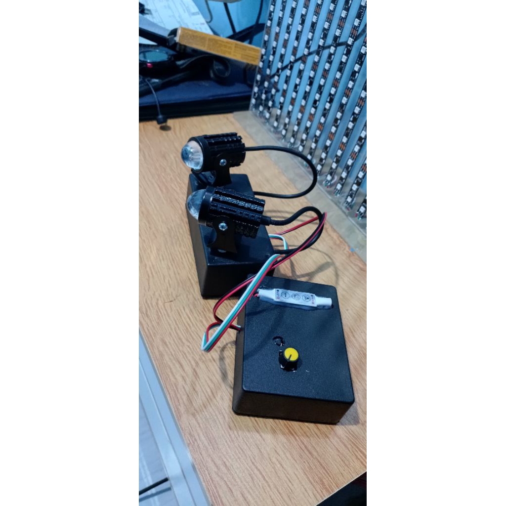 lampu beam sorot miniatur sound system