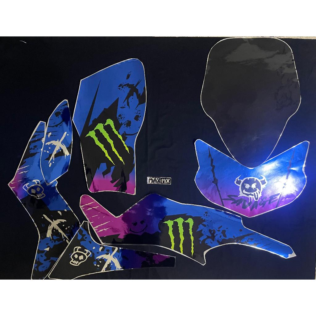 Decal Stiker XMAX CONNECTED Dekal Sticker Striping Custom Full Body XMAX CONNECTED