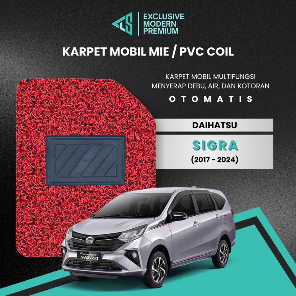 Karpet Mobil Daihatsu Sigra 2017 2018 2019 2020 2021 2022 2023 2024 full set