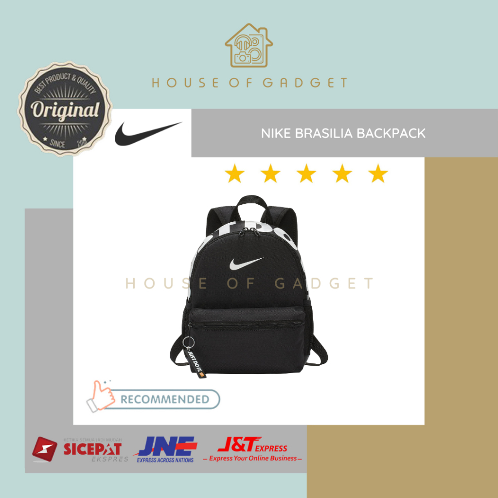 ORIGINAL Nike Brasilia Swoosh Tas Ransel Backpack Kids School Bag