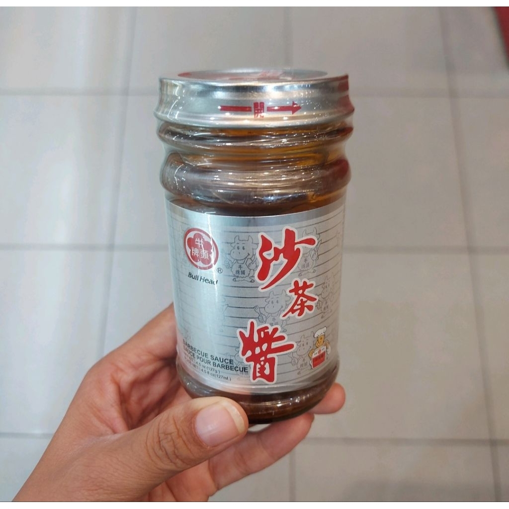 

bull head sha cha barbeque sauce 127g saus barbekue bullhead bbq sauce shacha 沙茶酱