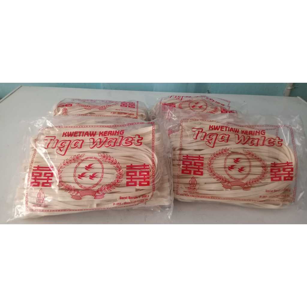 

Kwetiaw Kering Tiga Walet 200 gr