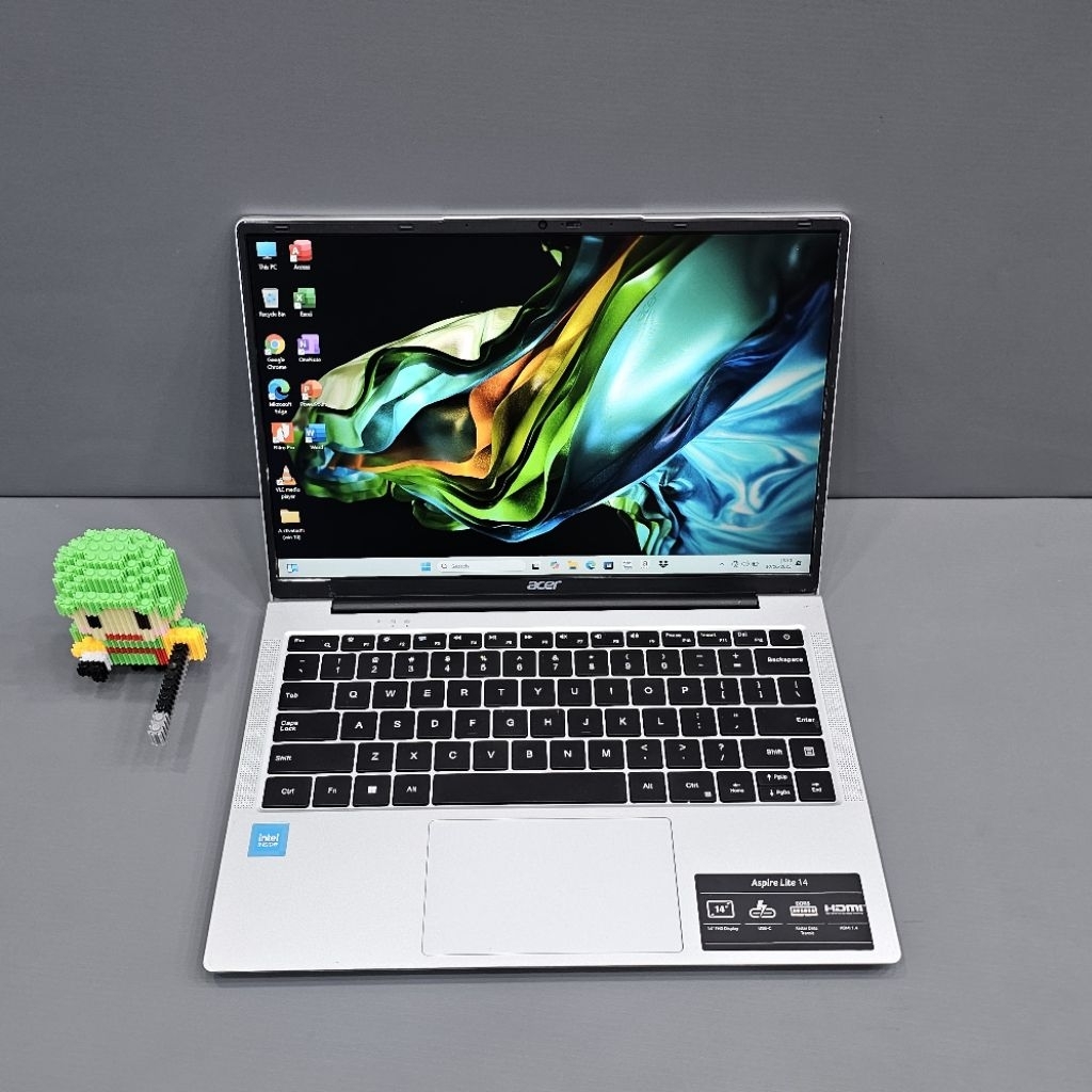 LAPTOP LEPTOP ACER ASPIRE LITE 14 INTEL N100 RAM 8GB SSD 512GB GENERASI TERBARU 2024 MASIH GRESS