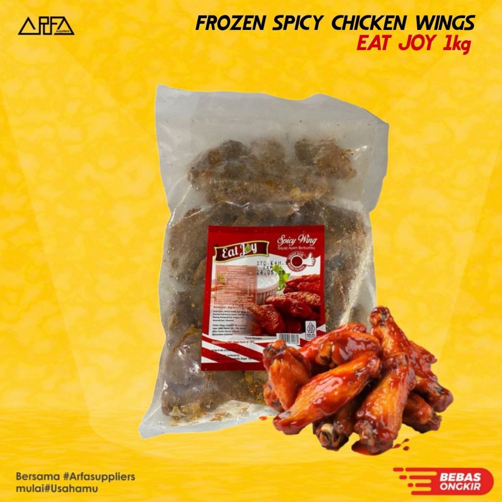 

1kg Frozen Eat Joy Spicy Wings