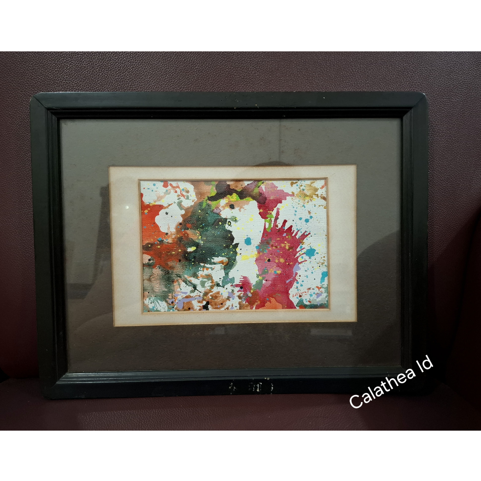 Lukisan Dekoratif I Cat Minyak/ Pajangan Dinding Cat Minyak/ Lukisan Abstrak Cat Minyak/ Dekorasi Ru