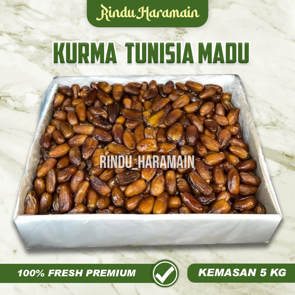 

Kurma Tunisia Madu Fresh 100% Original | Tunis Madu Premium 5KG
