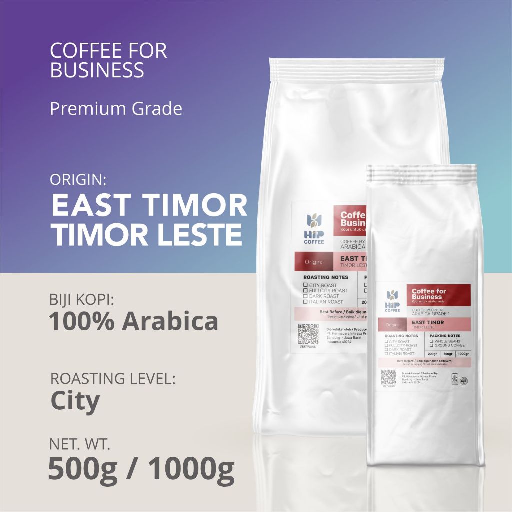 

East Timor Dry Arabica Roasted Beans Coffee 500gr