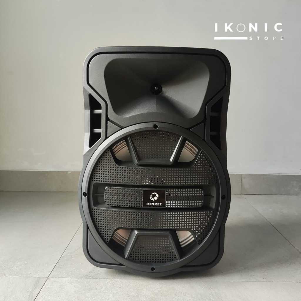IKONIC Speaker Portable Bluetooth SUPER BASS 12 Inch Speaker Aktif Troli 12 Inch Speaker Meeting RN 