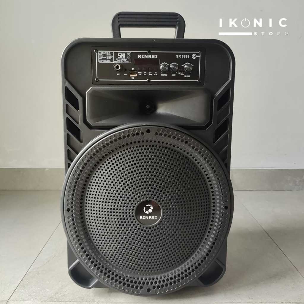 IKONIC Speaker Portable Bluetooth SUPER BASS 12 Inch Speaker Aktif Troli 12 Inch Speaker Meeting RN 