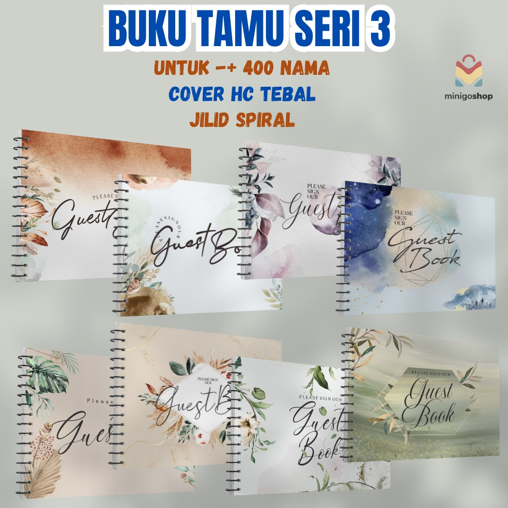 

BUKU TAMU | BUKU TAMU SPIRAL | BUKU TAMU PERNIKAHAN | BUKU TAMU HARD COVER | BUKU TAMU SERI 3