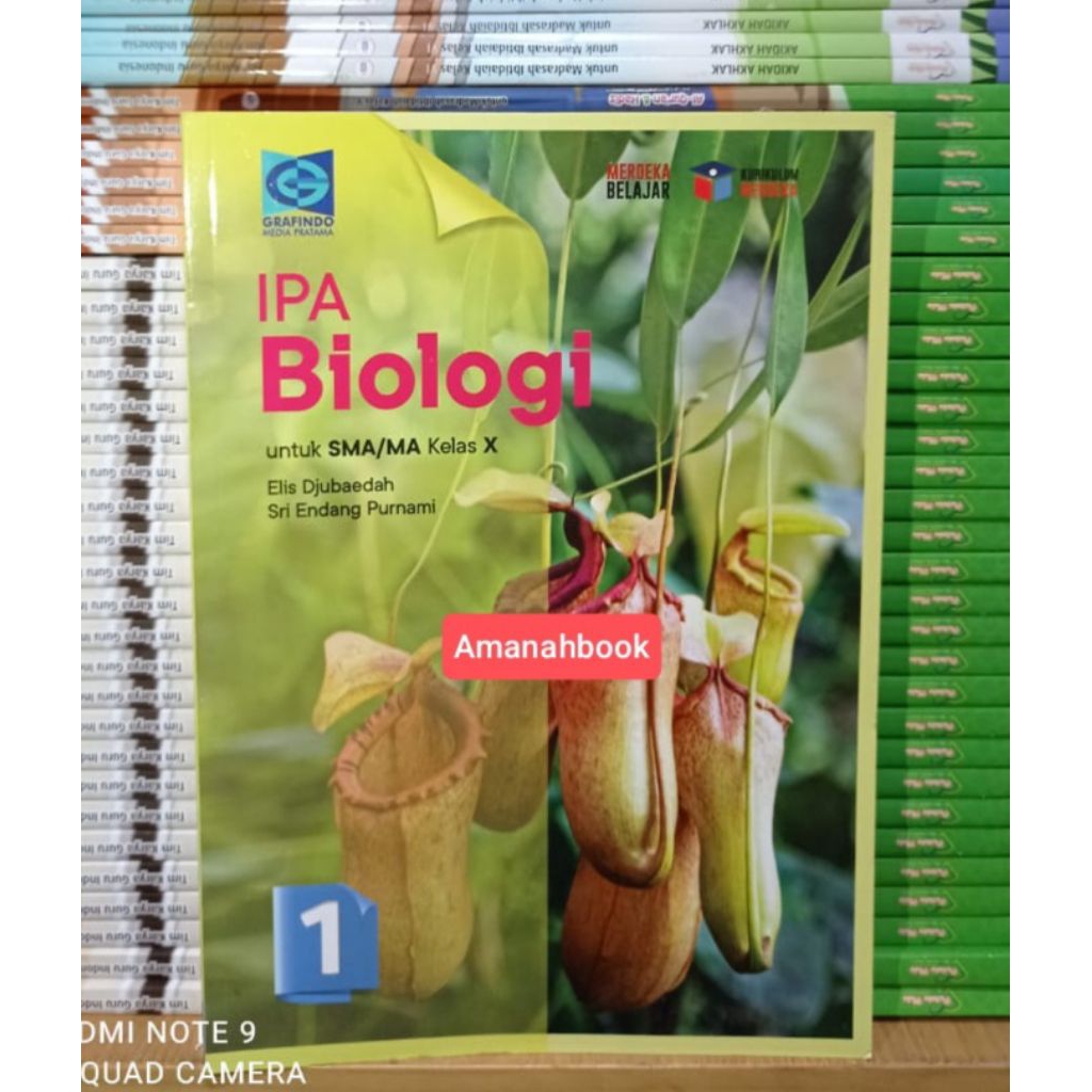 Buku IPA Biologi SMA Kelas 10 Kurikulum Merdeka Grafindo