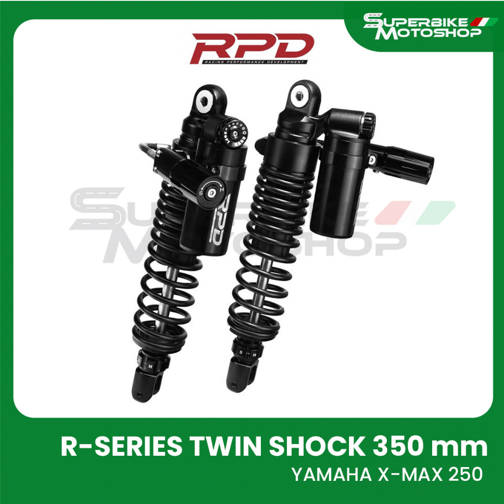 RPD R-Series Twin Shockbreaker Belakang 350mm - Yamaha XMAX 250