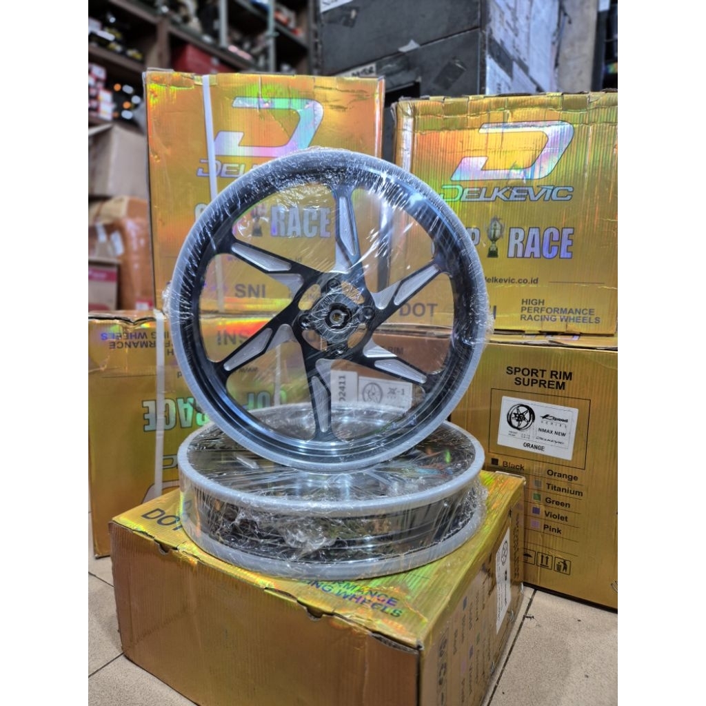 VELG DELKEVIC G-SPEED TITANIUM MIO SPORTY,MIO SOUL KARBU,MIO 5TL RING 14