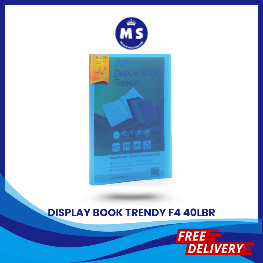 

DISPLAY BOOK TRENDY FC 40 LEMBAR BANTEX 3395