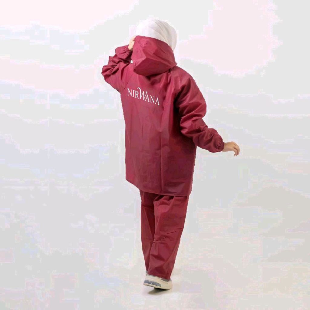 jas hujan anti bocor anti robek bahan tebal nirwana raincoat