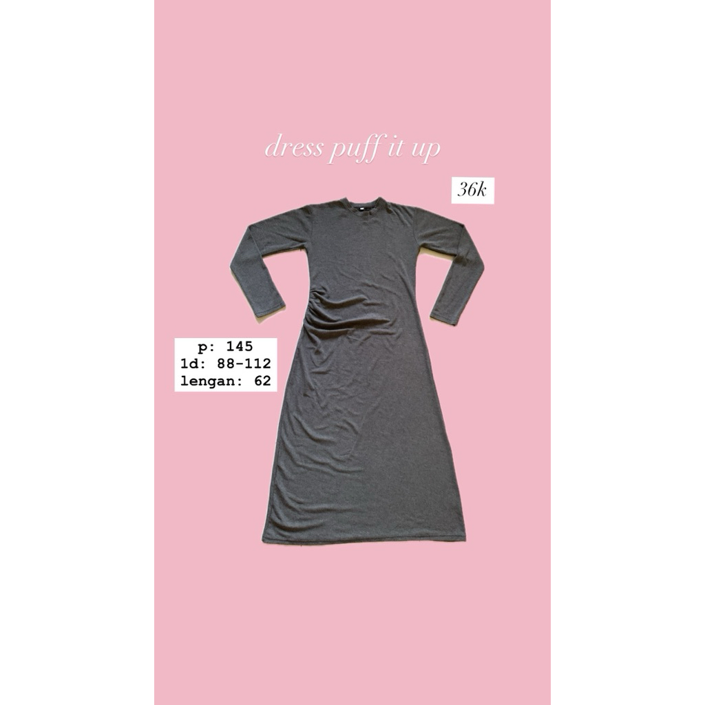 preloved dress puff it up