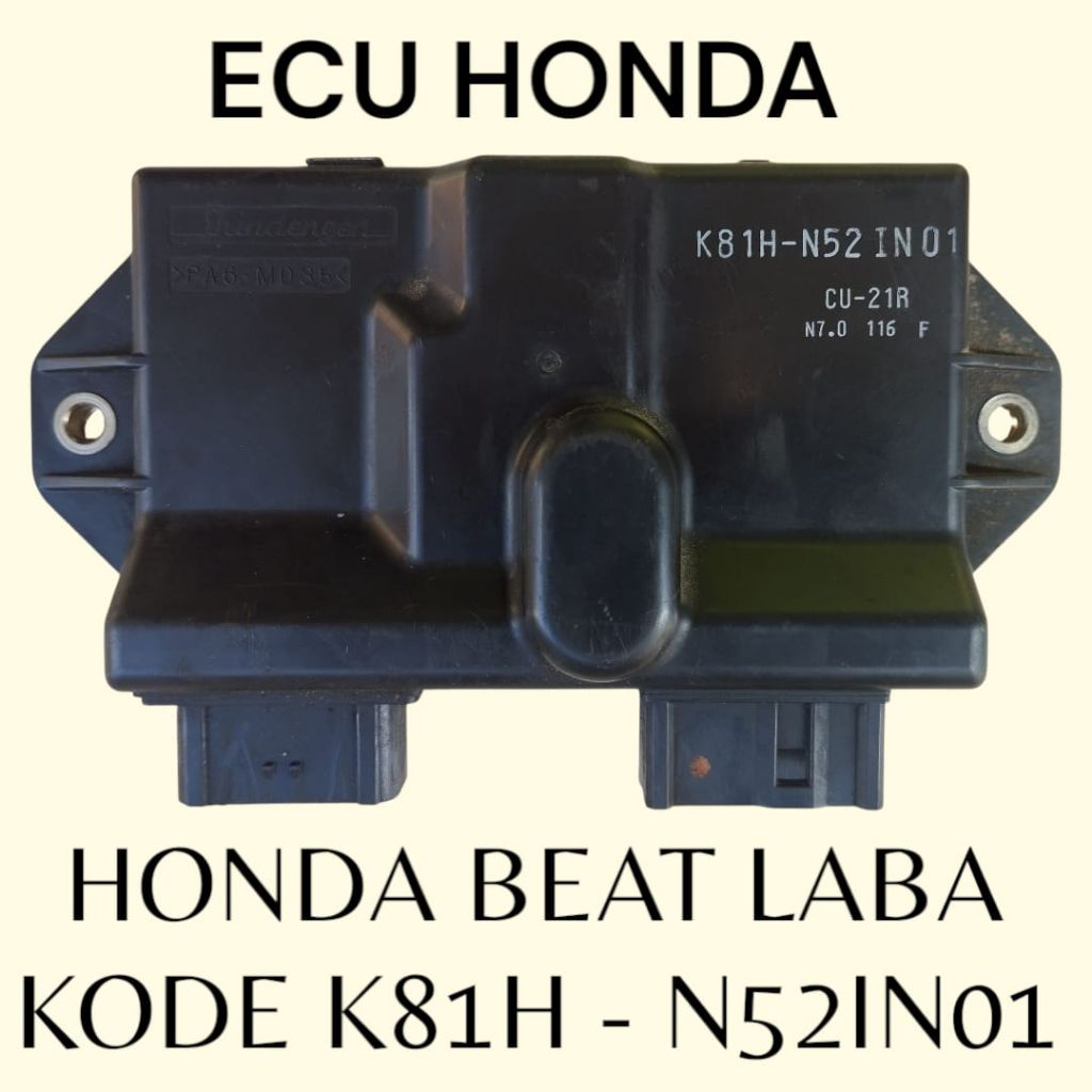 ECU ECM CDI Honda BEAT Laba Kode part K81H-N52IN01 original
