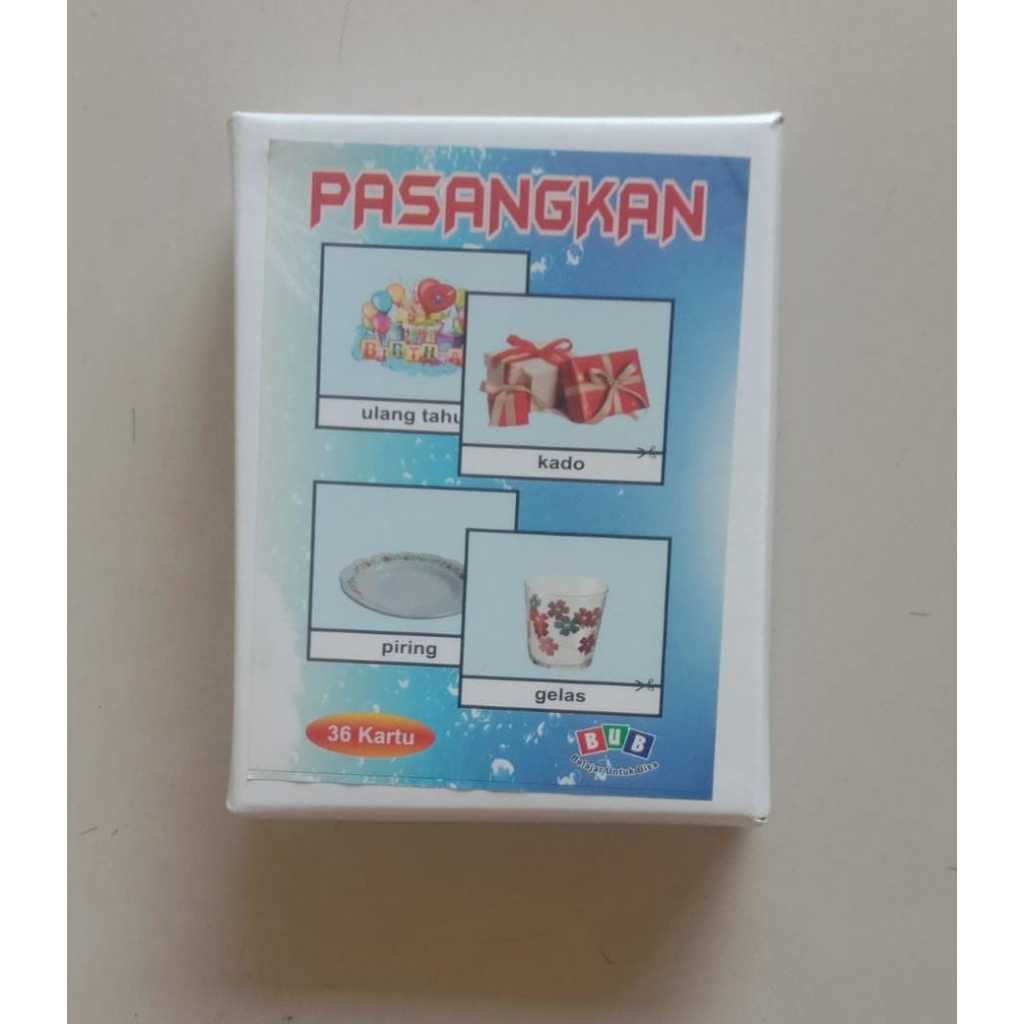 Kartu Edukasi Asosiasi Pasangkan
