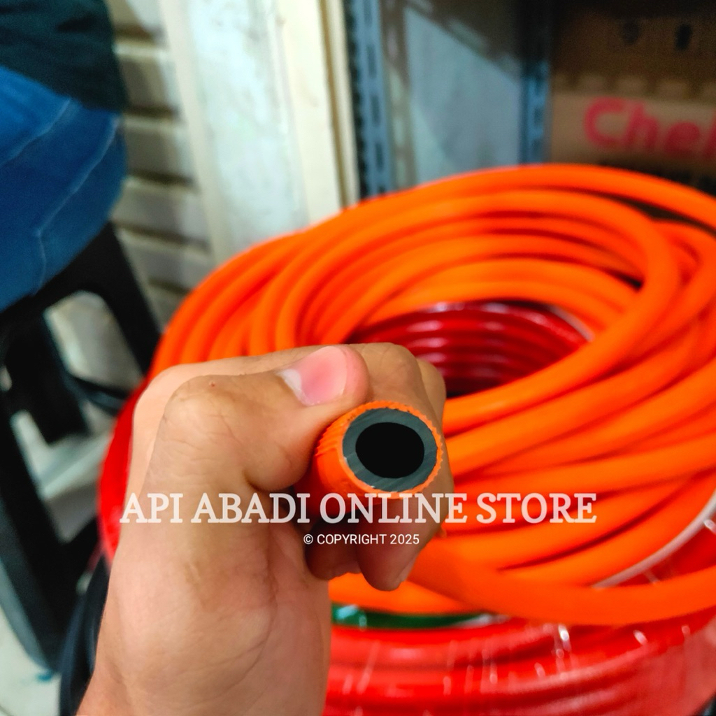 Selang kompor gas 3 lapis selang oren lpg sni