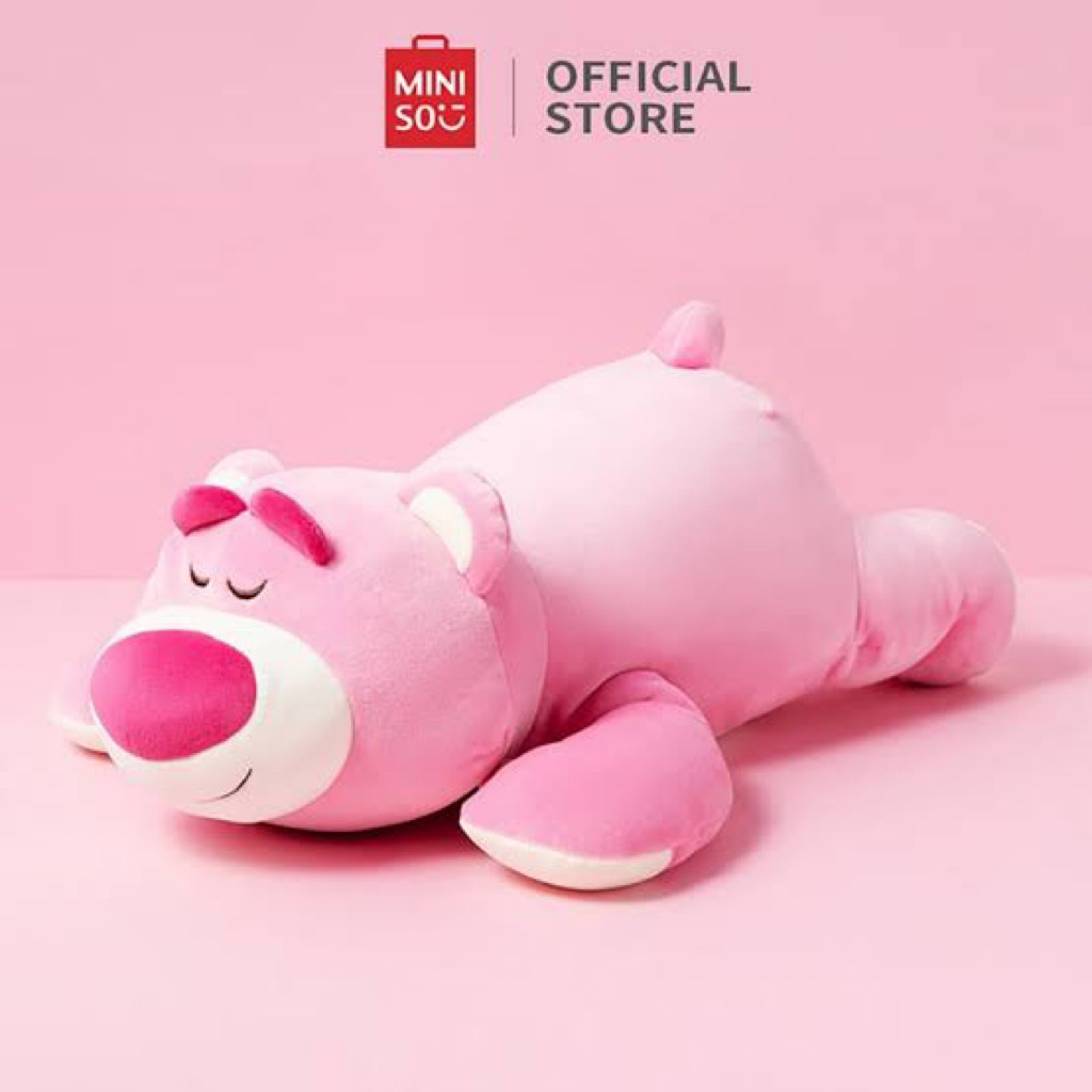 Miniso Lotso Lying Plush Toy / Boneka mainan anak