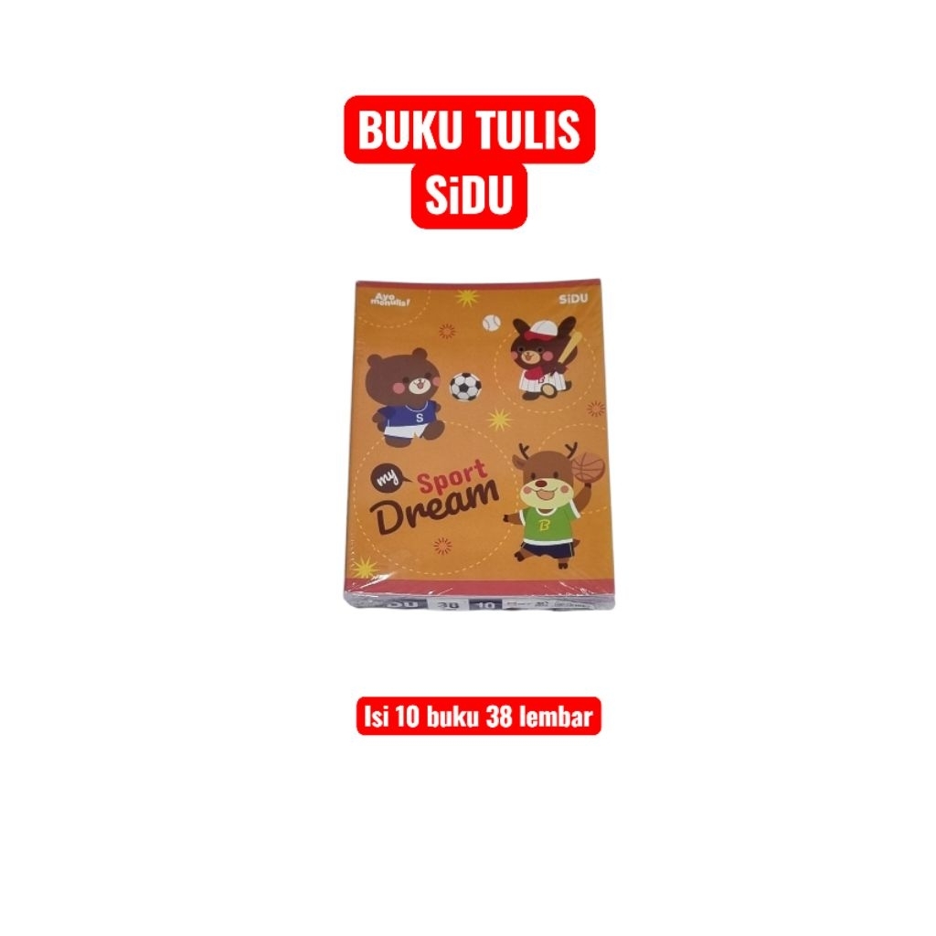 

BUKU TULIS 38 LEMBAR ISI 10 BUKU