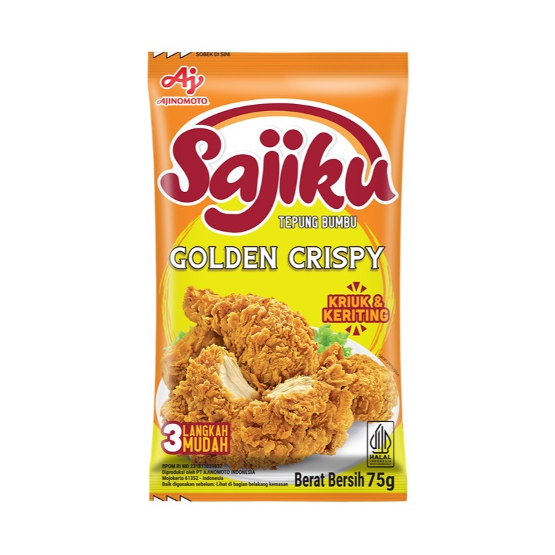 

GIFT MEMBERSHIP - Sajiku Tepung bumbu Golden Crispy Sachet 75g
