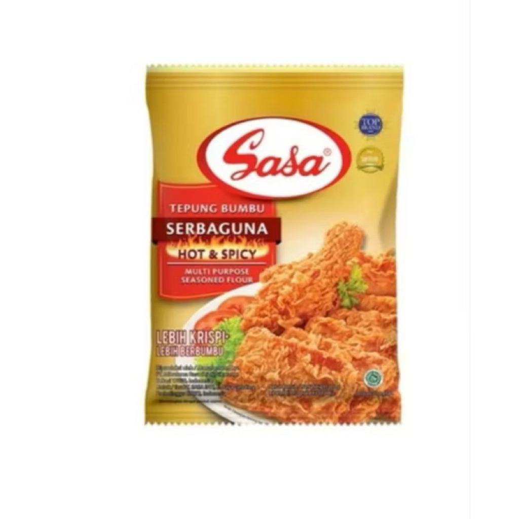 

Sasa Tepung Bumbu Serbaguna Hot & Spicy 210gr