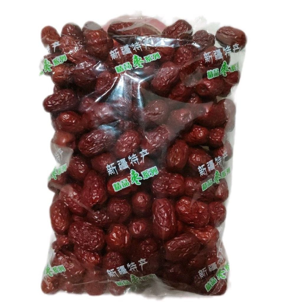 

Angco merah | hong zao | Red dates | kurma merah premium jumbo isi 1kg