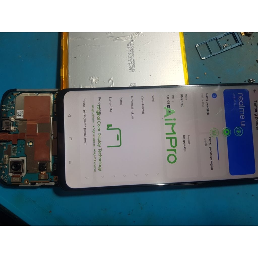 mesin realme c53 resmi normal