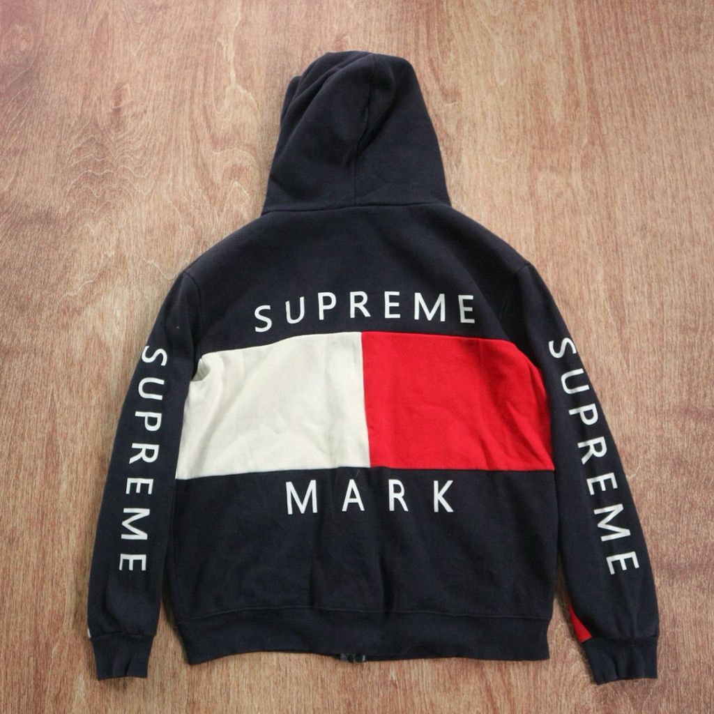 Hoodie Supreme Mark Navy