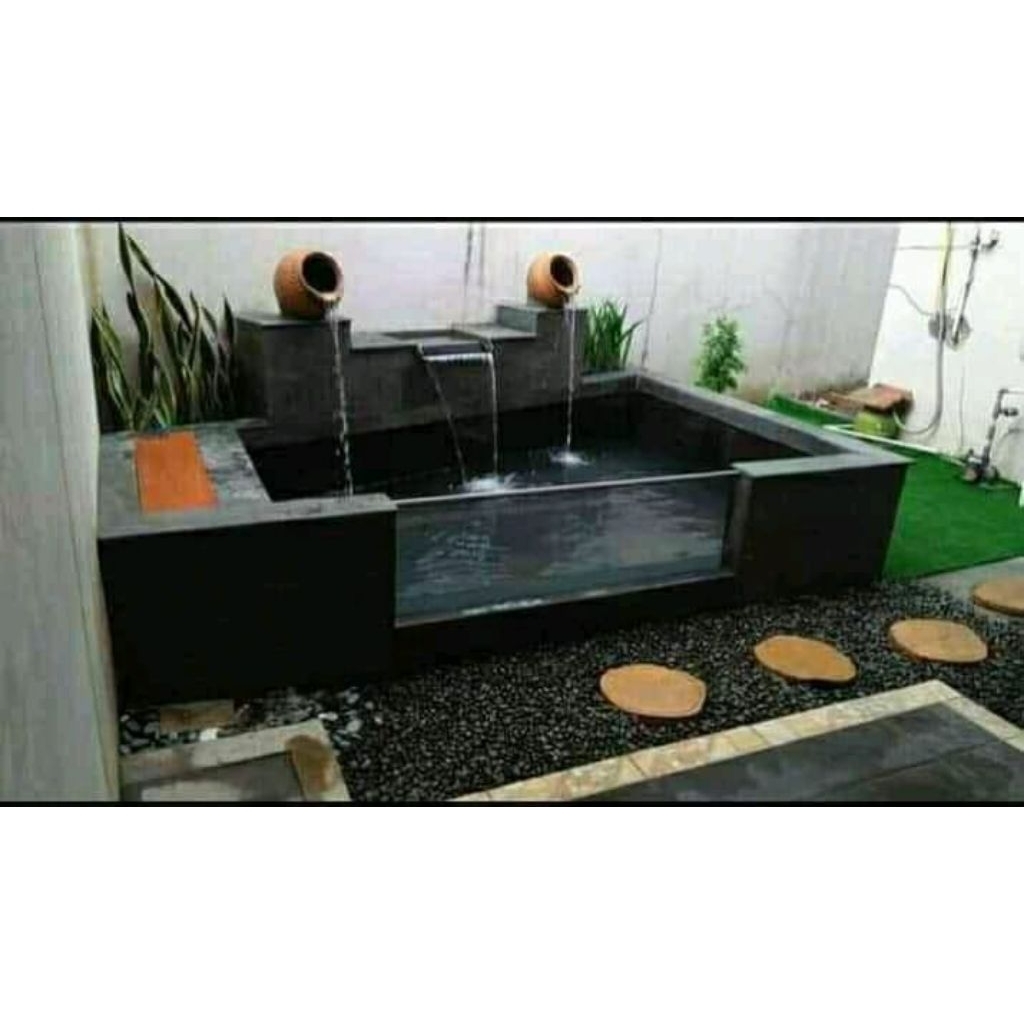 (taman) kolam/ikan/minimalis