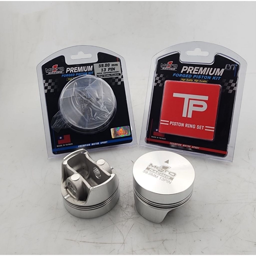 Piston Forget Moto 1 59 Pin 13 Single Ring